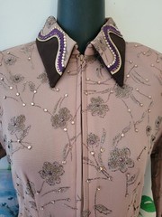 WOOD’S WESTERN PLEASURE SHOW SHIRT JACKET HORSEMANSHIP SHOWMANSHIP HORSE HOBBY L