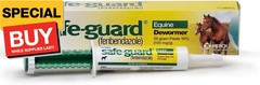 2 TUBES Safeguard Horse Dewormer – 25 Gram paste 10% (100mg/g) 2 TUBES NEW MERCK