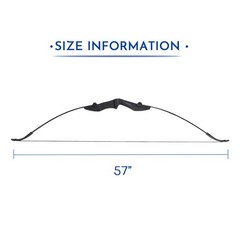 57″ 20/30/40lbs Archery Takedown Recurve Bow Target Practice Arrows for RH&LH
