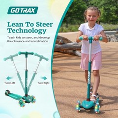 KS1 Scooter with Lighted Wheels & Adjustable Handlebars