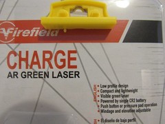 Firefield CHARGE AR Green Laser Sight with Pressure Pad & CR2 Battery FF25007