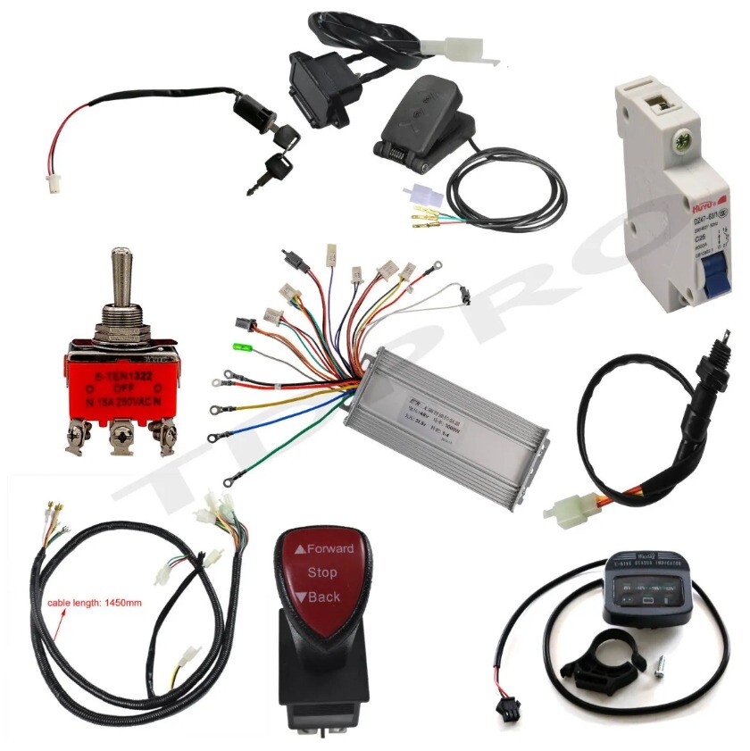 48 v 1000 w Brushless Motor Controller Kit For DIY Electric Go Kart Bike Scooter