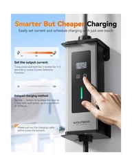 WOLFBOX Level 1&2 Tesla Charger 32A,Portable ev Charger Station with ETL Cert…