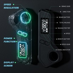 Dnaskate M8 Electric Skateboard Remote 15Mph Top Speed9Miles Range400 Hub-Motor