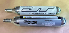 JT or SIG 90-Gram Cartridges, CO2 Pre-filled -2 pack