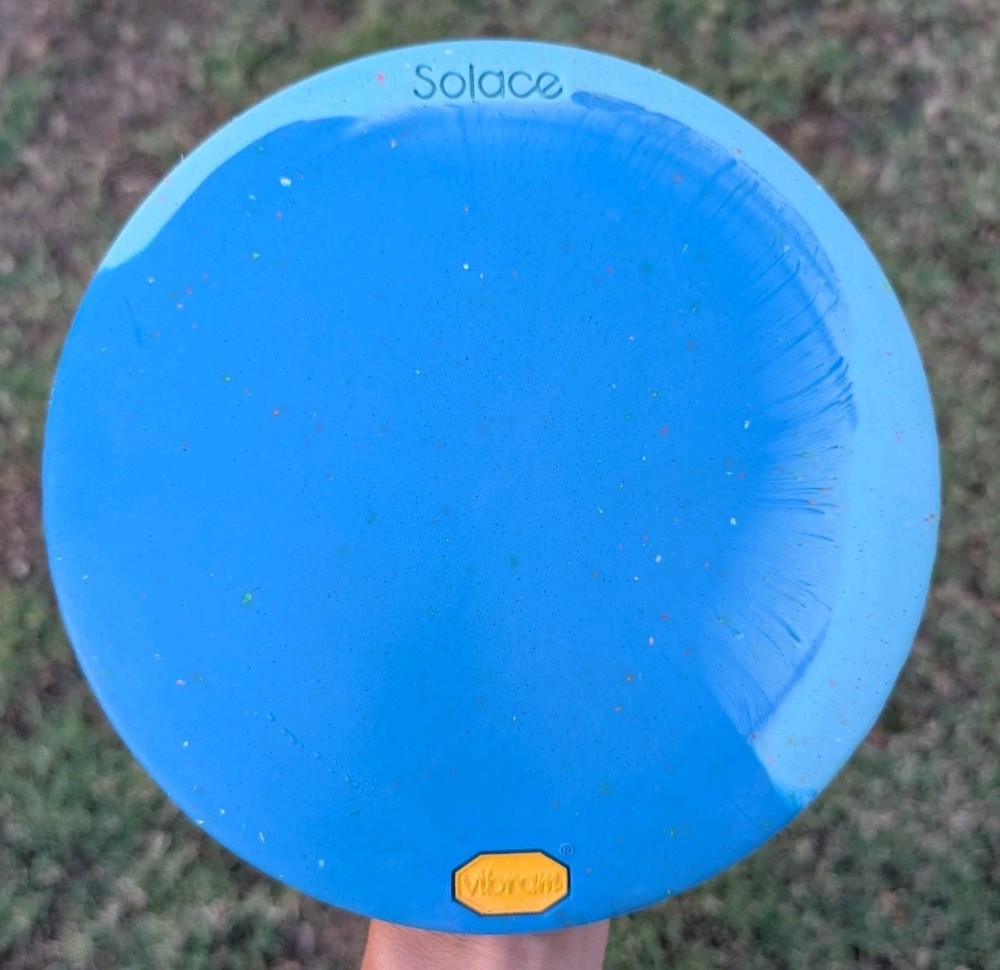 Blue on Blue SoLace Vibram Disc Golf 171g M Medium Rubber OOP NEW