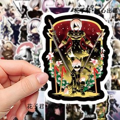 Mix 10/50 PCs Nier Automata 2B Anime Game Luggage Laptop Car Kid Gift Sticker