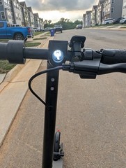 Foldable e-scooter for adults under 275 pounds, less than 1 month old.