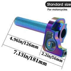 CNC Aluminum Motorcycle Throttle Grip 7/8 Quick Twister for Dirt Bikes ATVs»