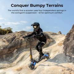 Ausom F1 Max Adult Electric Scooter,2*1400W Motor,100km Max Range,10 inch Tires