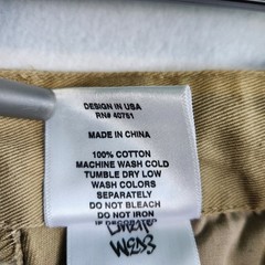 Heritage Ghetto Wear Skateboards Cargo Pants New with Tags Khaki Men’s Size 30 M
