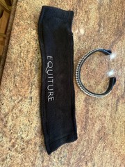 Equiture Crystal Browband for Horses , Black, Cob