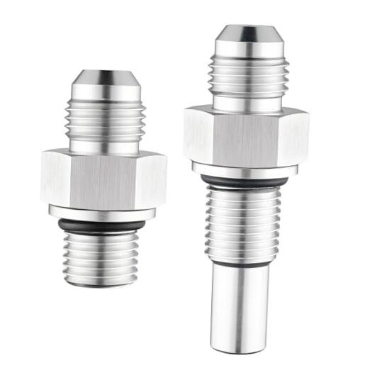 6AN Male Flare to 1/4″ NPSM Fitting, 4L80E Transmission Cooler Line AN