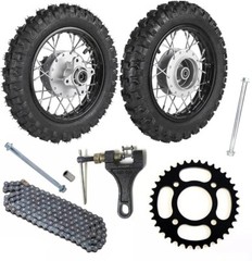 2.50-10″ Wheel Tire Rim Sprocket Drum Brake fr XR50 CRF50 TTR50 Dirt Bike Taotao