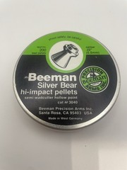 Beeman Silver Bear High Impact Pellets Semi Wadcutter Hollowpoint .22 Caliber