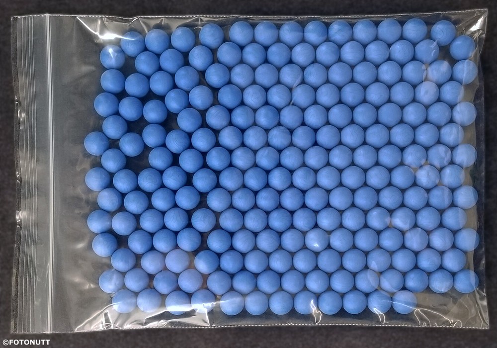 200 Ultra PREMIUM .68 cal BLUE Reusable Paintless Practice Paintballs c-REBALLS