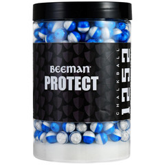 Beeman Protect BP50 Blue/White Powder Chalk Balls, 500 Count
