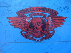 VTG 1988 Powell Peralta TOMMY GUERRERO 7PLY Flaming Dagger Skateboard Deck RARE!