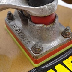 Used STORMY Original Skateboard AIRTRACKS Trucks Santa Cruz SLIME BALLS 60mm 97A