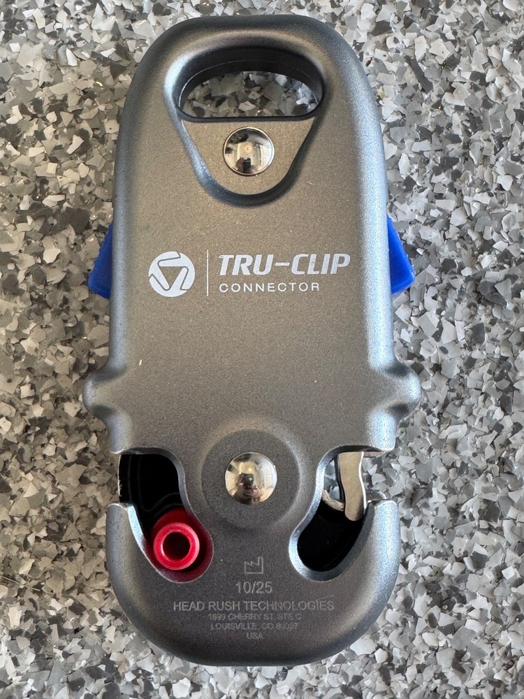 Tru-Clip Climbing Connector Gym Belay Head Rush Trublue 10/25