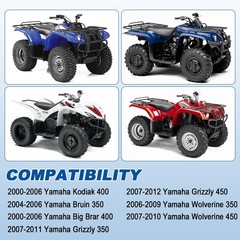 YFM400 Carburetor for Yamaha 2000-2006 Big Bear 350 400 Kodiak 400,2007-2011 …