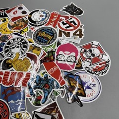100 Skateboard Stickers Bomb Vinyl Laptop Luggage Decals Dope Sticker Lot NEW