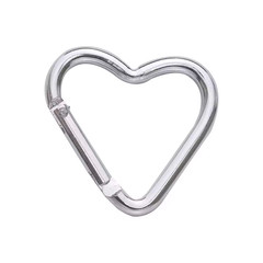 10/200 PCS Aluminum Carabiner D Shape Spring Clip Snap Key Hook Keychain Buckle