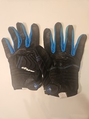 DYE PAINTBALL CORE GLOVES BLUE/BLACK SIZE MEDIUM