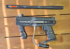 Tippmann Model 98 Custom Pro Platinum Series Paintball Marker Black With Sight