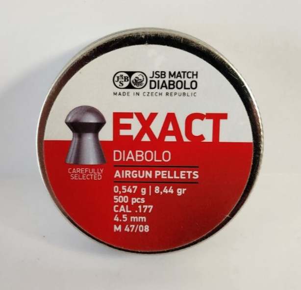 JSB Exact Airgun Pellets .177 4.5 mm 500 Domed Pellets New In Tin