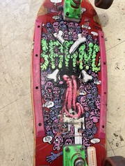 brand x riot stick skateboard complete vtg 80s 1986 gullwing santa cruz schmitt