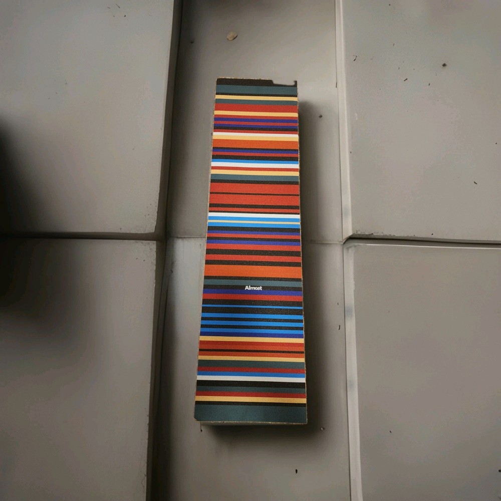 Almost Skateboards Rainbow Stripe Sky Multicolor Grip Tape Skateboard Deck 33×9
