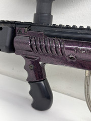 Vintage TIPPMANN Model 98 Purple Marbleized Paintball Gun Marker UNTESTED READ