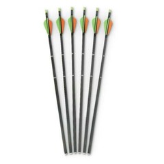 RED HOT 20″ HUNTER CROSSBOW BOLTS WITH CAPTURE NOCKS – OEM PARKER ARROWS 409 GR