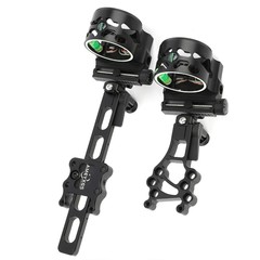 5 Pin Sight Compound Bow 4X 6X 8X Lens 0.019″ Fiber Adjustable Archery Hunting