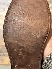 Old West LF1534 Brown Leather Western Equestrian Boots Size 7.5
