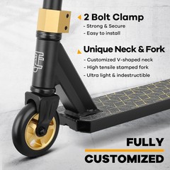 V2 Pro Trick Scooters, Stunt Scooter for Kids Ages 6-12 Years and Teens – Comple
