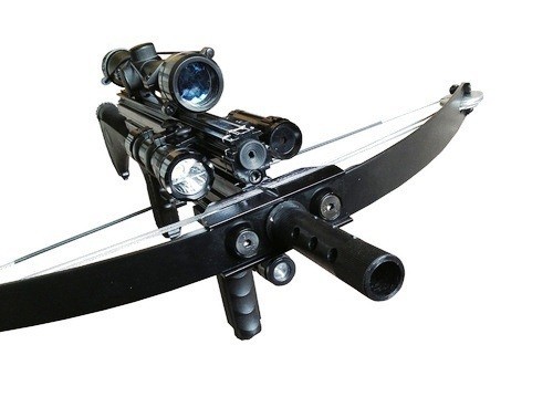 80lbs WT4 TACTICAL STEEL BALL CROSSBOW w/ Tactical Light, Laser sight