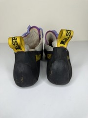 Vintage La Sportiva Rock Climbing Shoes Women’s 41.5 Gray Purple Lace Up Italy