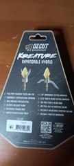 Ozcut Kreature Broadheads 100gr – Expandable Hybrid – 3 Pack – Stainless Steel –