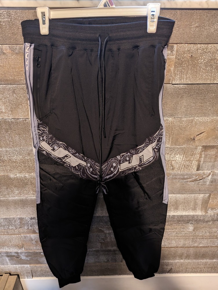 New JT Ground Pounder Pro Paintball Jogger Playing Pants Grey Bandana Large L