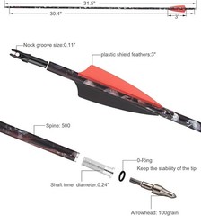 Archery 30-70lbs Compound Bow RH Carbon Arrows Target Hunting Shooting 310 FPS
