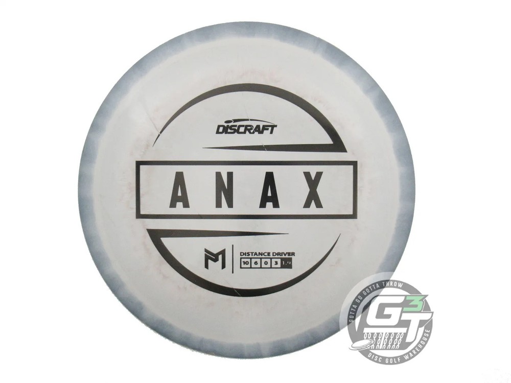 USED Discraft [McBETH] ESP Anax 173g Gray-Sage Black Stamp Driver Golf Disc