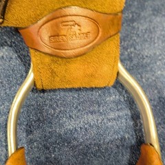 Seven Saddle Lightweight Leather Saddle, Brown,Seat: 12.5″ Gullet:6.5