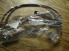 Formay Western Leather Browband Headatall 5/8″ Double & Stitched Chestnut Sealed