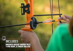 Lightweight Bear Brave Archery Bow – Ideal for Young Archers Ages 8-12
