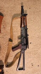 LCT AKS74U Airsoft Electric Gun Upgraded. with Magazines, Sling and Scope Mount