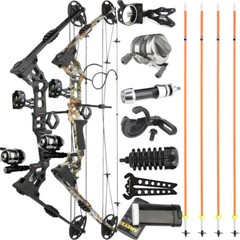 Bowfishing Set 20-70lbs Adjustable Archery Compound Bow Fishing Hunt 320fps R/LH