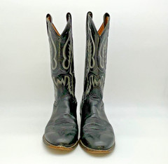 Tony Lama 8.5 D 6903 Style Western Cowboy Boots Black