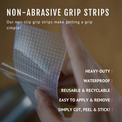 2” Non-Abrasive Grip Tape Strips – Heavy-Duty, Waterproof Anti-Slip Tape for Fur